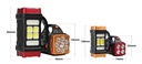 Powerful Solar LED Flashlight USB Rechargeable Torch With COB Work Light 4 Gear Lantern Outdoor Power Bank Solar Light