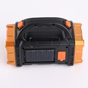 Powerful Solar LED Flashlight USB Rechargeable Torch With COB Work Light 4 Gear Lantern Outdoor Power Bank Solar Light