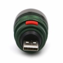USB Flashlight Portable Emergency Rotary Zoomable Adjustable Torch Repair Work Lamp Pocket Lantern Bright Fill Light