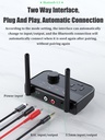 B39 Bluetooth 5.3 Audio Adapter 3.5mm AUX 2 RCA Stereo Music Wireless TWS Adapter