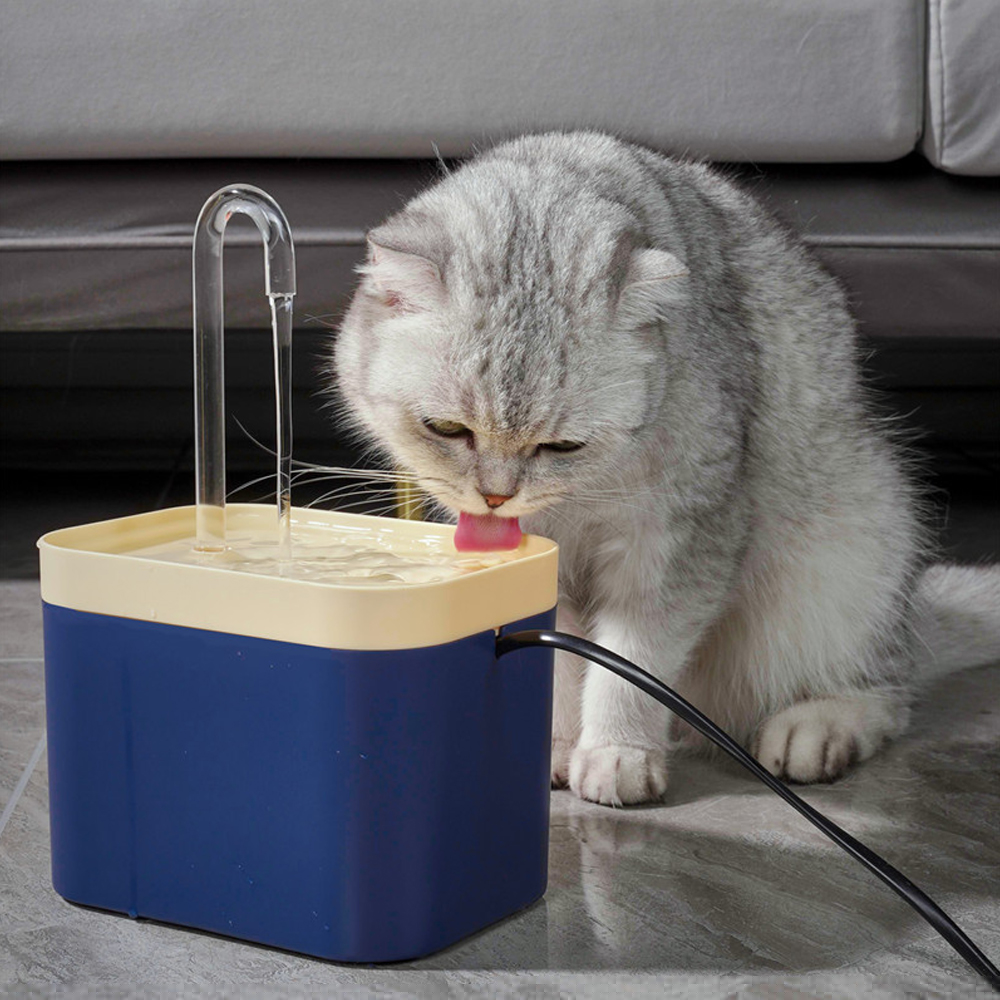 Cat Water Fountain 1.5L Auto Filter USB Mute Cat Drink Bowl Recirculate Filtering Drinker for Cats Pet Water Dispenser