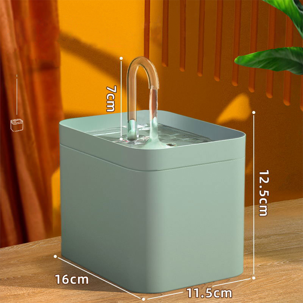 Cat Water Fountain 1.5L Auto Filter USB Mute Cat Drink Bowl Recirculate Filtering Drinker for Cats Pet Water Dispenser