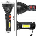 USB rechargeable long-range mini flashlight