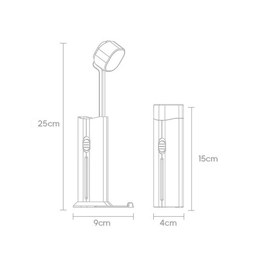 Retractable Flashlight Type Table Lamp Eye Protective Reading Light Portable Outdoor Mini Multi-functional Lamp