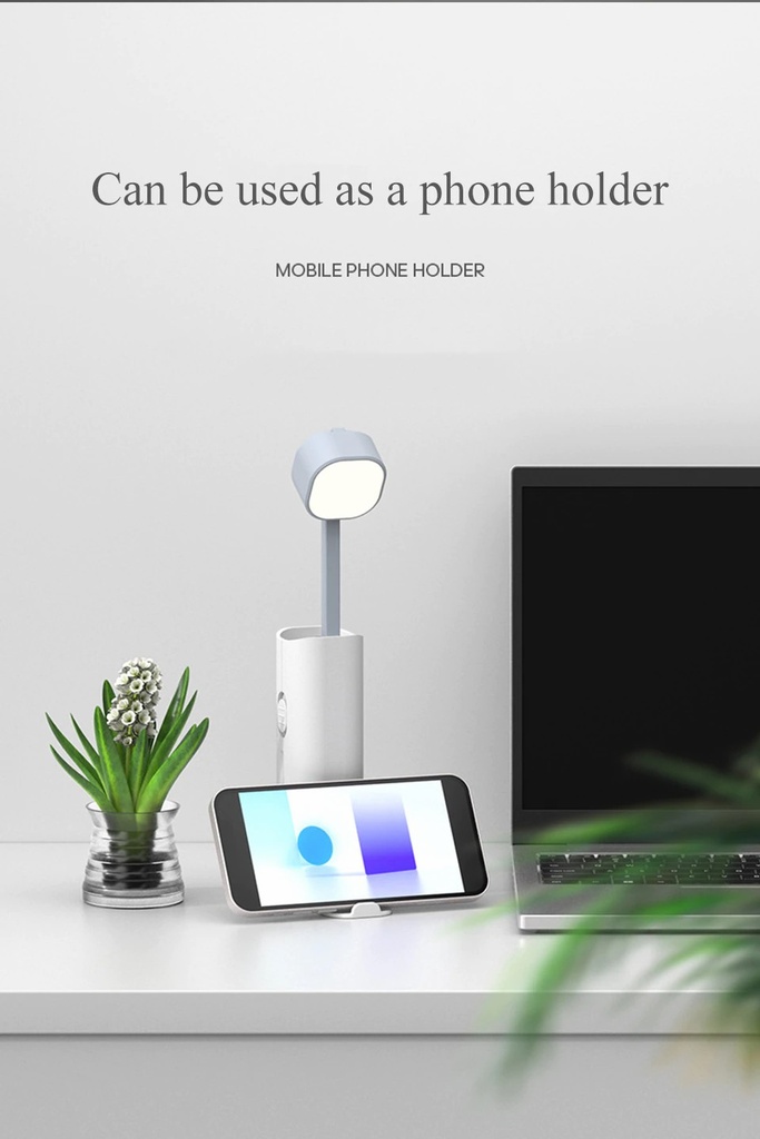 Retractable Flashlight Type Table Lamp Eye Protective Reading Light Portable Outdoor Mini Multi-functional Lamp