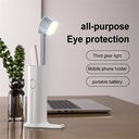 Retractable Flashlight Type Table Lamp Eye Protective Reading Light Portable Outdoor Mini Multi-functional Lamp