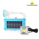 Solar portable lamp multifunctional rechargeable outdoor portable working lamp