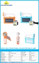 Solar portable lamp multifunctional rechargeable outdoor portable working lamp