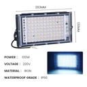 50W 100W 200W 300W LED Flood Light 220V Outdoor Floodlight Spotlights Waterproof Super Bright LED Street Lamp for Garden