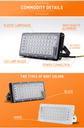 50W 100W 200W 300W LED Flood Light 220V Outdoor Floodlight Spotlights Waterproof Super Bright LED Street Lamp for Garden