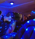 Rechargeable USB Stage Light Mini RGB Projection Lamp Party DJ Disco ball Light Indoor Lamp Club LED Magic Effect For Car Dec