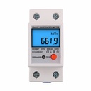 Single Phase Din-Rail Energy Meter Multi-function 1PHASE 2WIRE ENERGY METER DDS667 230V 50hz 80A