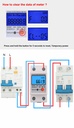 Single Phase Din-Rail Energy Meter Multi-function 1PHASE 2WIRE ENERGY METER DDS667 230V 50hz 80A