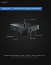 KN319 Bluetooth Audio Adapter 2 in 1 stereo wireless audio stereo converter