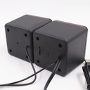 Mini Universal Computer Speakers 2 Pcs USB Power Computer Speaker Stereo 3.5mm Plug For Desktop PC Laptop Wired Bass Sound