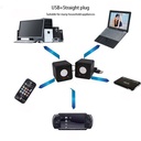 Mini Universal Computer Speakers 2 Pcs USB Power Computer Speaker Stereo 3.5mm Plug For Desktop PC Laptop Wired Bass Sound