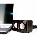 Mini Universal Computer Speakers 2 Pcs USB Power Computer Speaker Stereo 3.5mm Plug For Desktop PC Laptop Wired Bass Sound