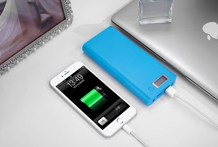 Dual USB Micro USB Type C Power Bank Shell 5V DIY 8*18650 Case Battery Charge Storage Box Without Battery
