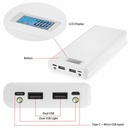 Dual USB Micro USB Type C Power Bank Shell 5V DIY 8*18650 Case Battery Charge Storage Box Without Battery