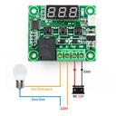 W1209 DC 12V Mini thermostat Temperature controller Incubation thermostat temperature control switch