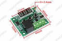 W1209 DC 12V Mini thermostat Temperature controller Incubation thermostat temperature control switch