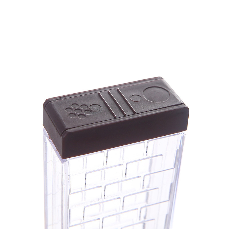 Transparent plastic seasoning box seasoning bottle six piece suit