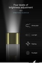 SmileShark Mini Flashlight Floodlight Side Light Portable Walking USB Charging Power Bank Camping Tent Fishing Torch