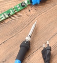 Portable Soldering Iron 60W Adjustable Temperature 200-450 Electric Solder Iron Mini Welding Repairing Tools