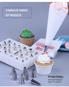 66 Pcs/Set Stainless Steel Cake Spatula Butter Whipping Cream Icing Frosting Knife Smoother Kitchen Pastry Cake Decoration Tools