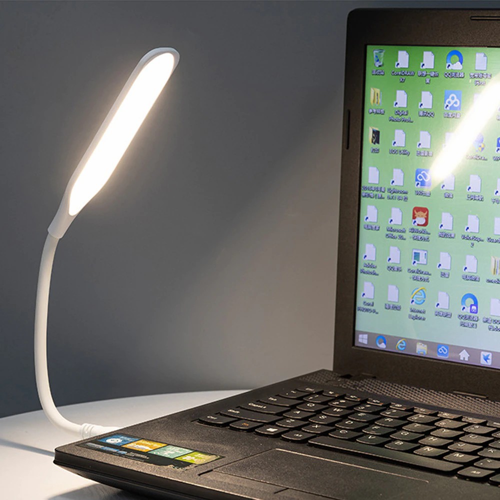 Portable Eye Care LED Book Light Students Study Reading Lamp Laptop Keyboard PC Lighting Night Light USB Plug Desk Lamp