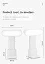 Rotating Desk Lamp Led Eye Protection Reading Lamp Extra Long Endurance Table Lamp Rechargeable Table Lamp Magnetic Table Lamp