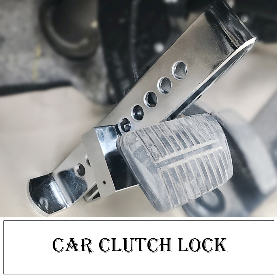 Universal Car Brake Clutch Pedal Lock Anti-Theft Strong Security For Cars Truck Throttle Accelerator Pedal Lock