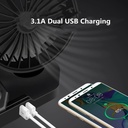 24v Car Dual-head Fan 360 Degree Adjustable Multi-functional USB Charging Port
