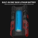 LED Flashlight Smile Shark High-brightness Long-range Rechargeable Light Night Riding Light Waterproof Torch Portable Flashlight