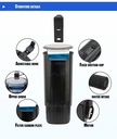 Aquarium Turtle Filter Waterfall Flow Water Clean Pump Bio-Filtration for Reptiles Tank Low Level Waterfall Filter for Fish Tank