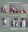 Wall Mount Soap Shower Gel Dispenser Bottle Plastic Hanging Hook Rack Hand Sanitizer Holder Bathroom Kitchen Organizer(450m0)
