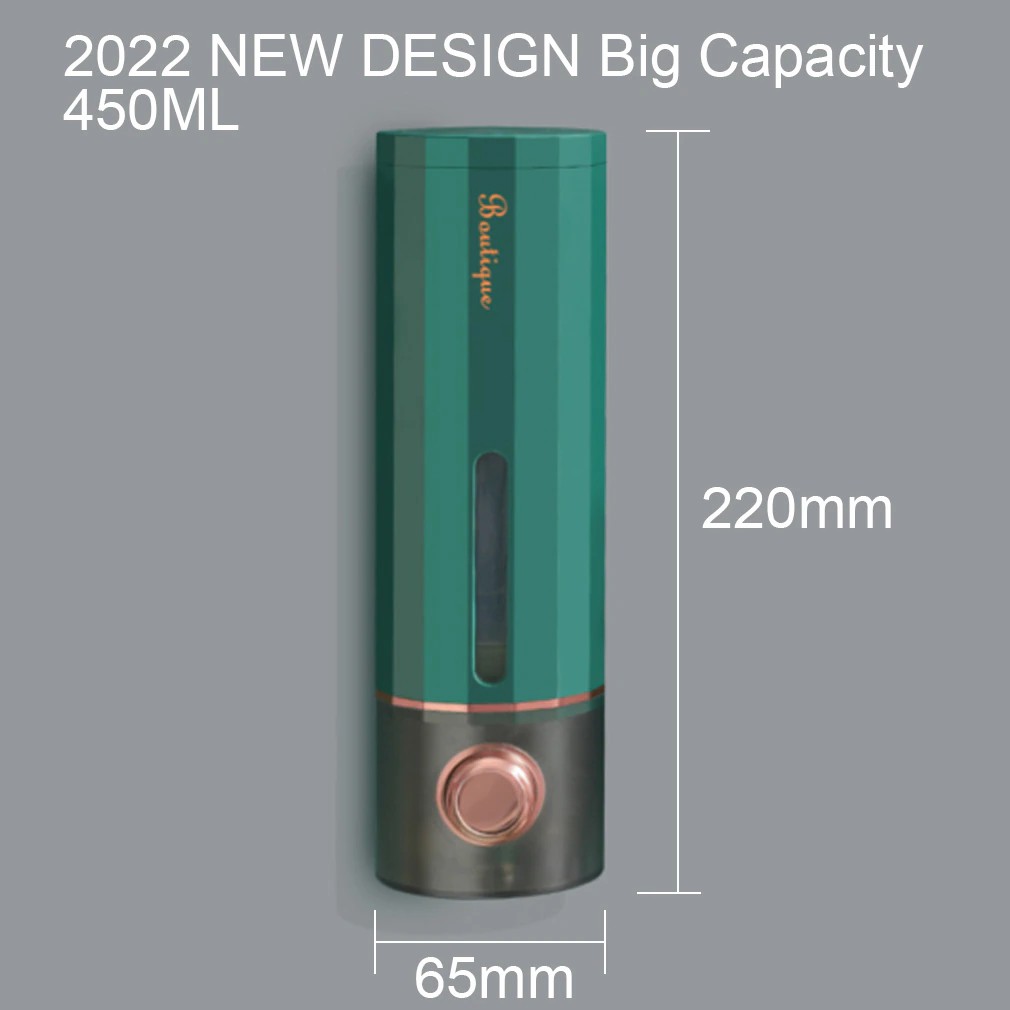 Wall Mount Soap Shower Gel Dispenser Bottle Plastic Hanging Hook Rack Hand Sanitizer Holder Bathroom Kitchen Organizer(450m0)