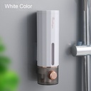 Wall Mount Soap Shower Gel Dispenser Bottle Plastic Hanging Hook Rack Hand Sanitizer Holder Bathroom Kitchen Organizer(450m0)