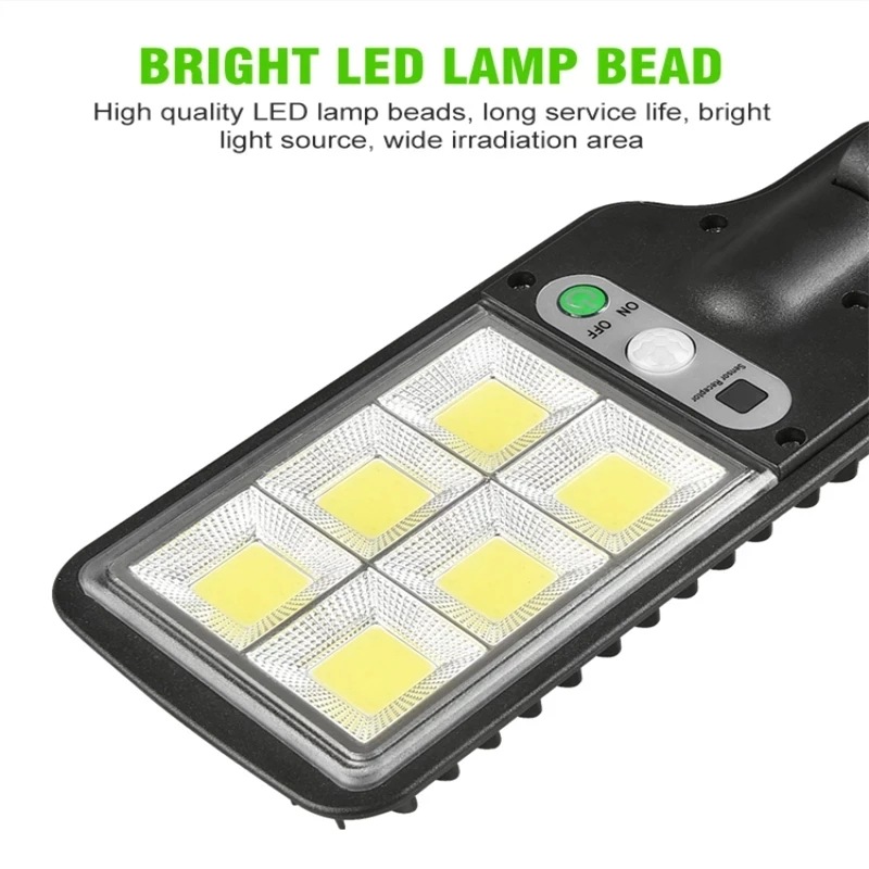 PIR Motion Sensor Street Lights Solar Led Light Outdoor Wall Lamp Waterproof Garden Decoration Patio Porch Garage Lighting with Remote