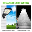 PIR Motion Sensor Street Lights Solar Led Light Outdoor Wall Lamp Waterproof Garden Decoration Patio Porch Garage Lighting with Remote