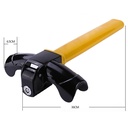 Car Steering Wheel Lock Universal Heavy Duty Stainless Steel T-Lock Anti-Saw Anti-Pry Enhanced Security Car Interior Accessories