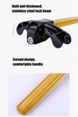 Car Steering Wheel Lock Universal Heavy Duty Stainless Steel T-Lock Anti-Saw Anti-Pry Enhanced Security Car Interior Accessories