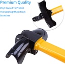 Car Steering Wheel Lock Universal Heavy Duty Stainless Steel T-Lock Anti-Saw Anti-Pry Enhanced Security Car Interior Accessories