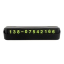 Car Temporary Parking Card Phone Number Card Plate Telephone Number Car Park Cards Parking Assistance