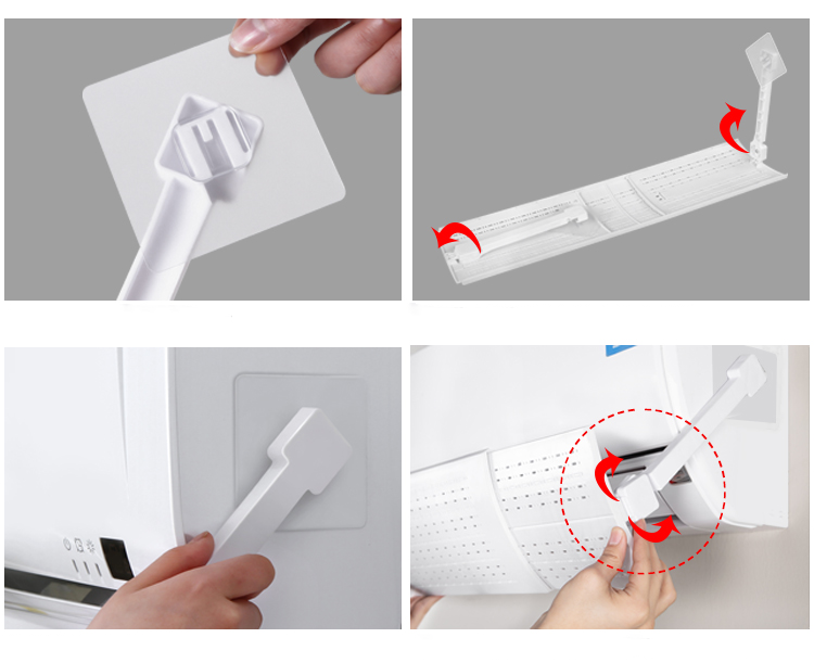 Air conditioner deflector windshield anti-direct blowing wall-mounted air-conditioning confinement