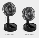 USB charging folding small fan portable outdoor mini creative desktop office telescopic fan