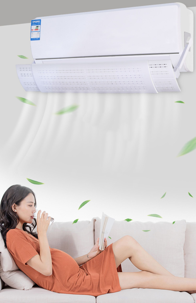 Air conditioner deflector windshield anti-direct blowing wall-mounted air-conditioning confinement
