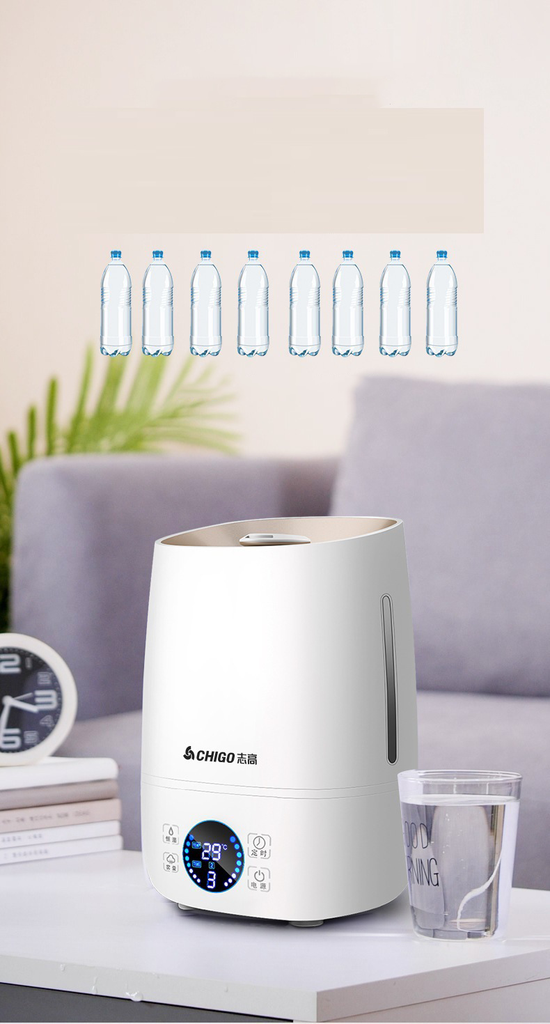 CHIGO ZG-512 Air Humidifier Smart Touch Silent Aromatherapy Timing Antibacterial 4L Large Capacity