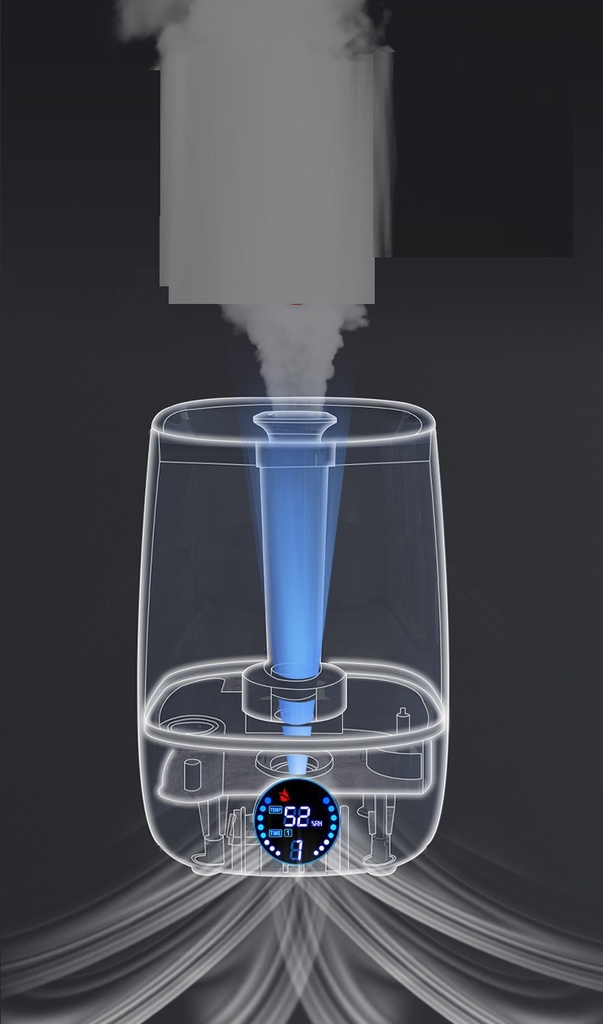 CHIGO ZG-512 Air Humidifier Smart Touch Silent Aromatherapy Timing Antibacterial 4L Large Capacity