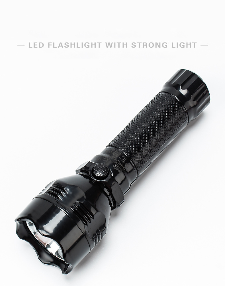 18650 lithium detachable rechargeable battery flashlight
